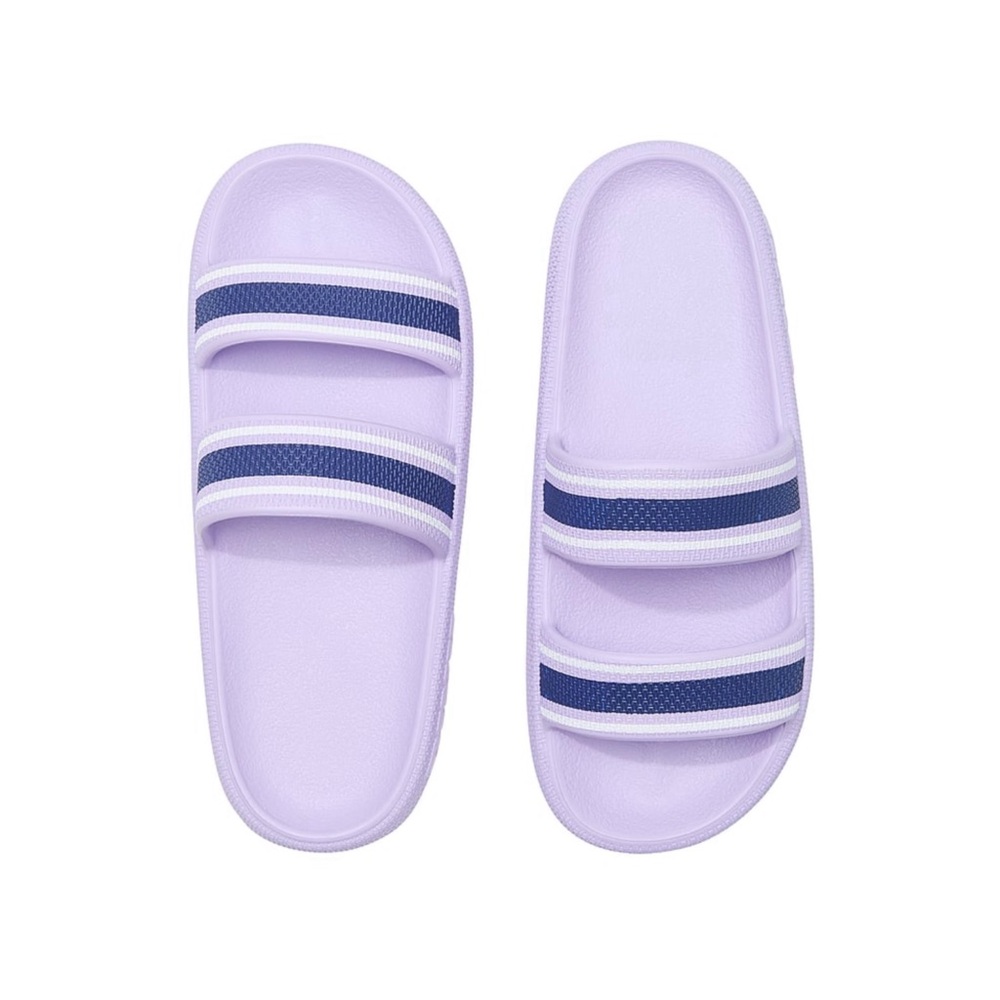 VICTORIA’S SECRET PINK Double Strap Pillow Slides.